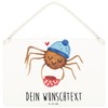 Mr. & Mrs. Panda Personalisiertes Deko Schild Spinne Agathe Kaffee