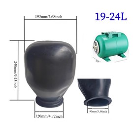Pressure Tank Air Bag,Rubber Bladder is Used for Pressure Tanks 19 to 24L Cold and Hot Water Pump