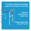 Carex Toilet Safety Rails, Adjustable and Detachable Toilet Safety Frame