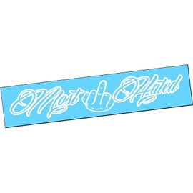 MOST HATED 40" Windshield VINYL DECAL Sticker Diesel Truck Car Boost Turbo (Matte White)