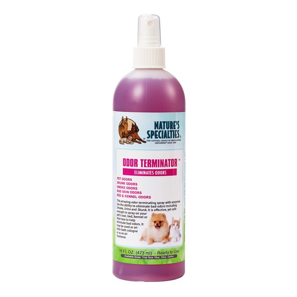 Nature's Specialties Odor Terminator Dog Spray for Pets, Natural Choice