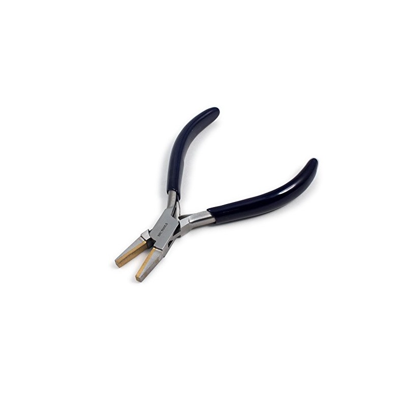 Flat Nose Pliers with Brass Jaws - SFC Tools -