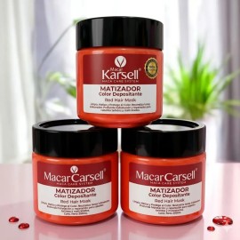 Mascarilla Matizadora Roja Maca Carsell 250ml