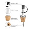 uxcell Stainless Steel Bottle Pourers, 4Pcs Olive Oil Spout with