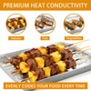 40 Packs Disposable Aluminum Foil Broiler Pan