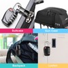 ZHEGE Suitcase Locks Combination with Zinc Alloy Shackle, TSA Approved