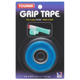 Tourna Multi-purpose Sticky Grip Tape Blue, 1 Inches Width x 10 Yards Length