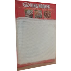King Kooker 19" x 30" Reusable Mesh Boiling Bag with Drawstring