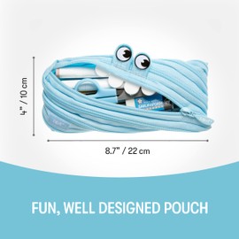 ZIPIT ZP-ZTM-GO/ZP-ZTmA Pen Case Pouch, bule