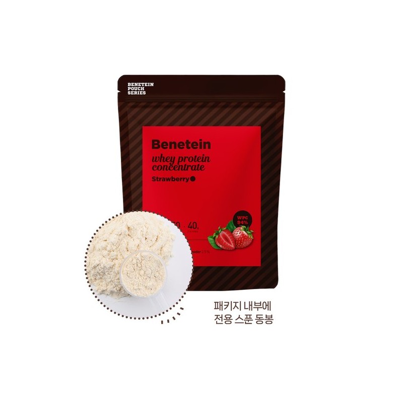 Benetton 베네틴 포대유청 단백질보충제 WPC 딸기맛 2kg 1개 Benetene Whey