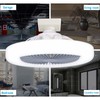 Luz de ventilador de techo, 85‑265V Ventilador de araña silencioso