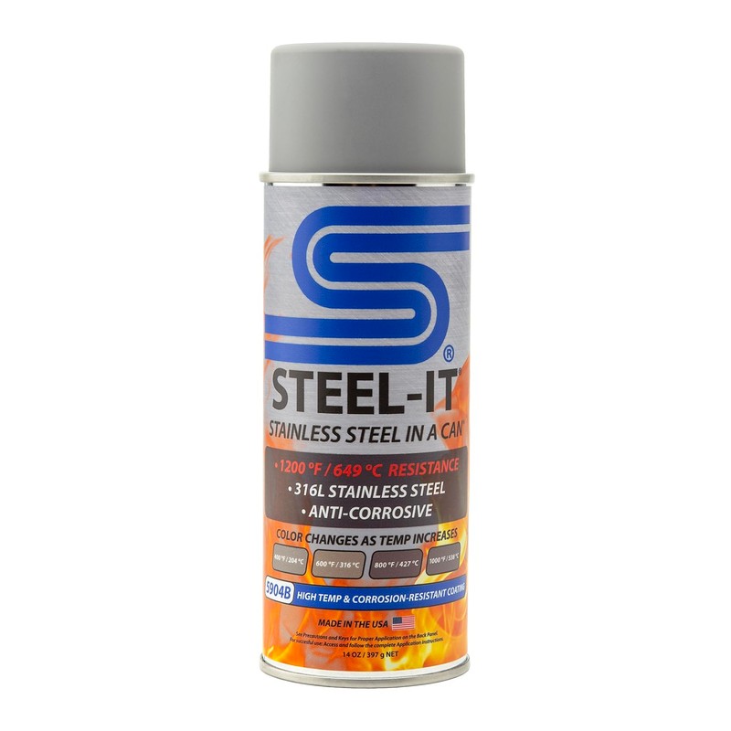 Steel-It 5904B Color changing, High Temp & Corrosion-Resistant Aerosol Coating