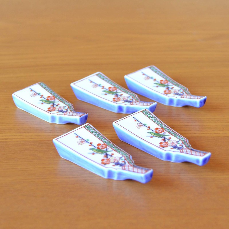 Arita Ware Chopsticks Rest Set of 5 New Year, Stylish,
