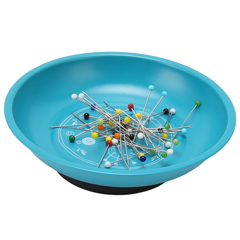 Magnetic Bowl Pin Dish with 150pcs Bead Needles Safe 430