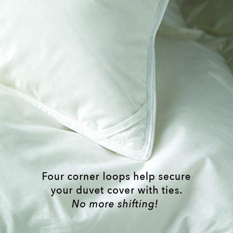 Cuddledown dreamstead Synthetic Down Alternative Comforter, Warmer, 100% Cotton Comforter/Duvet