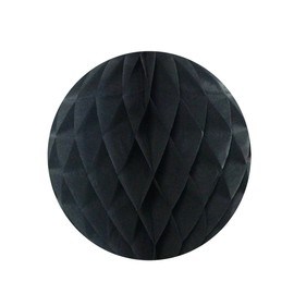 Wrapables Tissue Honeycomb Ball Party Decorations for Weddings, Birthday Parties, Baby Showers and Nursery Decor (Set of 3), 10", Black