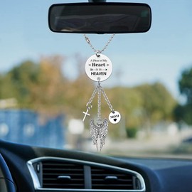Mum Memorial Gift for Loss of Mother Car Hanging Ornament for Women Men in Memory of Mum Gift Sympathy Gift for Loss of Mom Remembrance Bereavement Gift Car Hanging Accessories for Daughter Son