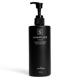Simpler Hair Color Shampoo For Men (Orange Clove Scented) - Dye & Sulfate Free Shampoo for Longer-Lasting Color - Shampoos for Dyed Hair & Beard - Color Safe Shampoos w/Nourishing Ingredients