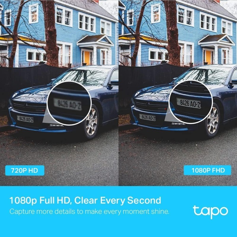 Tapo Tapo TC40 Pan/Tilt Outdoor Security Camera, 1080p Full HD,