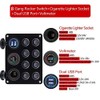 Maso - 12-24V 8 Output Double USB Socket 12V LED