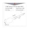 Keith Pliable titanium spoon Ti5308