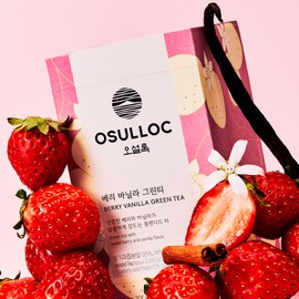 Osulloc [오설록]베리 바닐라 그린티 20입 (원산지:상세설명참조) [Osulloc] Berry Vanilla Green Tea 20 bags (Origin: See detailed description)