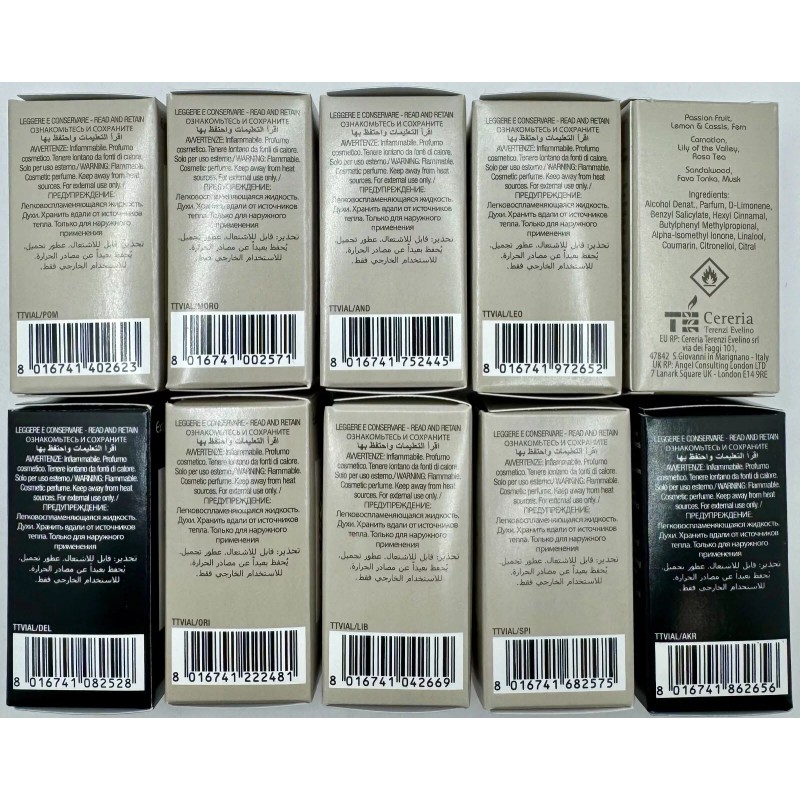 TIZIANA TERENZI COLLECTION SET EXTRAIT VIAL SPRAY 0.05 Oz /