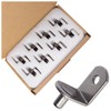SDTWZW 5mm Shelf Pegs L-Shaped Cabinet Support Pins Bracket Style