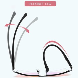 LANLANG Colour Blind Glasses for Men Women, Red Green, Colourblind Glasses for Driving, Glasses for Colourblind, TR Frame, Lightweight, black