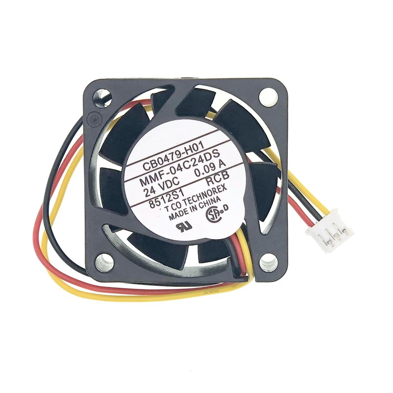 New Cooling Fan for Mitsubishi MMF-04C24DS-RCB CB0479-H01 DC24V 0.09A, Size:40×40×15mm