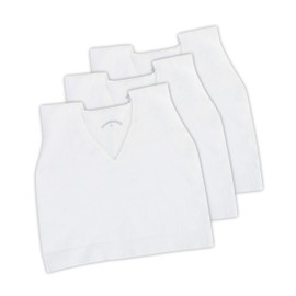 smartknitkids Seamless Sensibilidad Bralette 3 Pack, Blanco