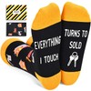 Zmart Real Estate Agent Gifts - Realtor Socks Men Women