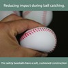 HiBallBall 12 Pack Baseballs, Standard Size Soft Training Baseballs, Practice