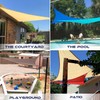 Windscreen4less 10' x 12' x 15.6' Sun Shade Sail Right