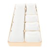 Watch Parts Storage Box Stackable 5 Compartments Acrylic Rubber Watch