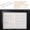 1 Pair Clear Acrylic Music Book Clips for Music Stand