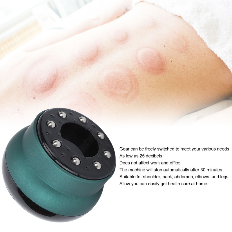 Electric Cupping Massager Negative Pressure Large Suction Heating Gua Sha