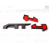 Auto Front Grill Matte Black Red AT4 OVERLAY Emblem 2023+