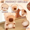 HOVCEH Capybara Plush Toy, 30 cm Capybara Cuddly Toy, Cute