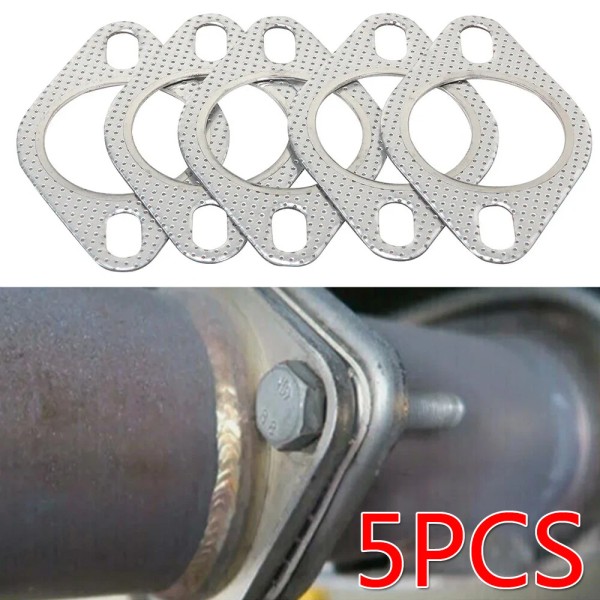 Unbranded Car 2 Bolt High Temp Exhaust Gasket Flange 2.5"