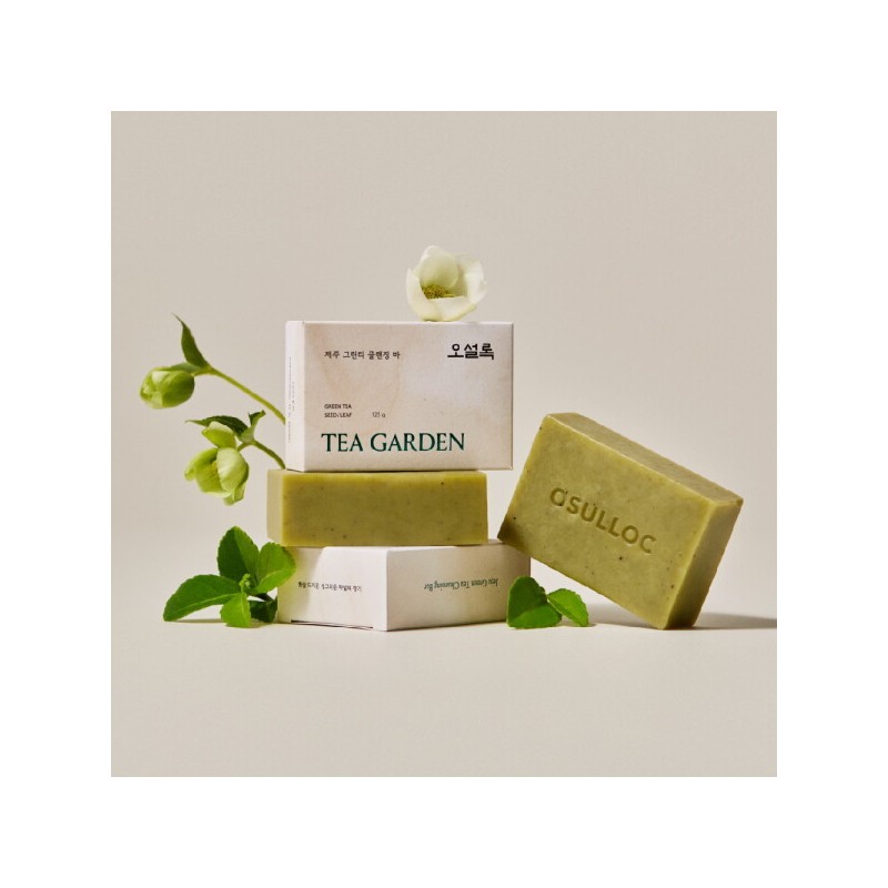 Osulloc 오설록 제주 그린티 클렌징 바 O'sulloc Jeju Green Tea