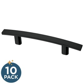 Franklin Brass Arch (10-Pack) Cabinet Handles 3" Hole Center Pulls | Matte Black Hardware Kitchen Door, Drawers, Dressers, Furniture P35566Z-FB-B