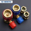 R134a Quick Coupler, HZ-MONSTAR Connector, High Pressure Low Pressure, 2-Pack,