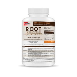 RectorSeal Root Destroyer 81394 Sewer Treatment, Easy Application, Fast Acting, 2 lb
