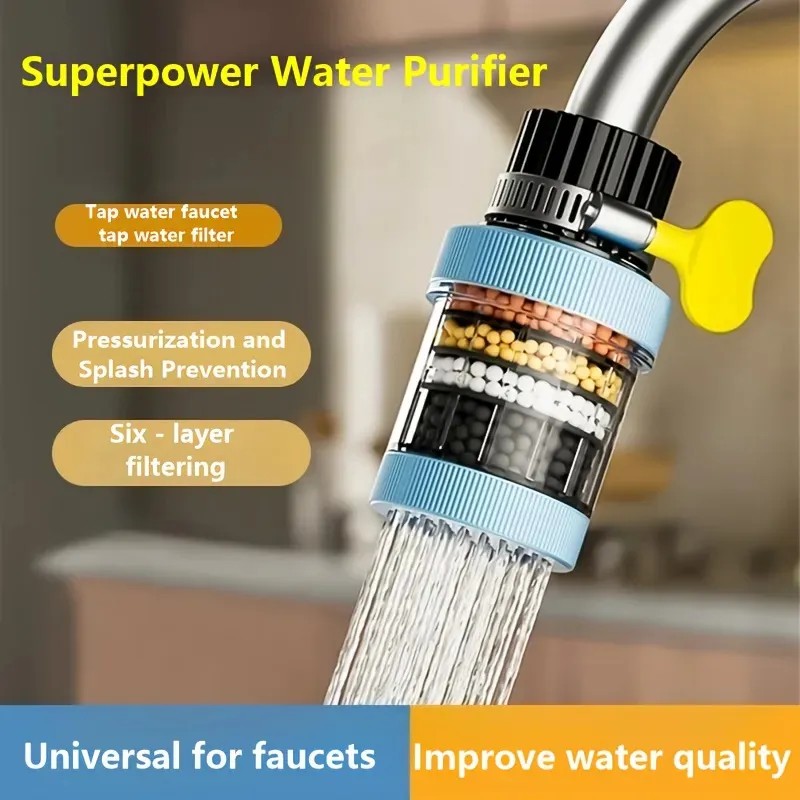 Filtro Purificador De Agua Para Llave Con 10 Pads
