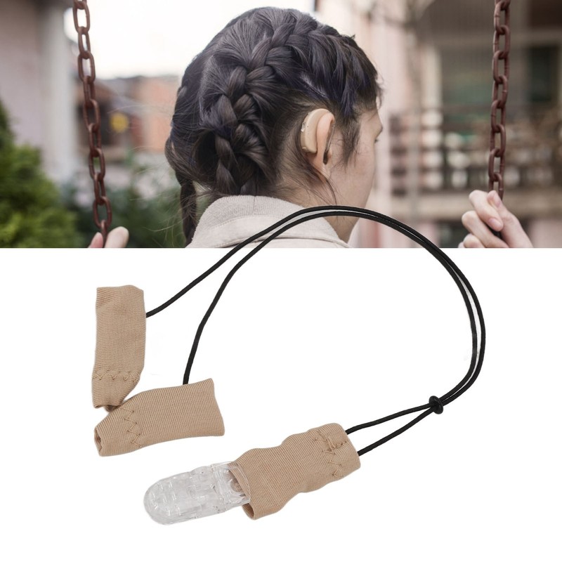 Hearing Aid Holder Clip Portable Anti Lost Cotton BTE Hearing