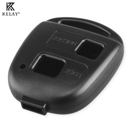 Kelay 2 Button Toyota Key Fob Cover Replacement for Avensis Yaris Corolla Camry RAV4 Echo Previa Tarago Prado Remote Car Key Case Shell Repair Kit