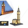 WANGE Big Ben, ElizaBesth Tower. Architecture building bricks set.