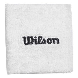 Wilson U Terry Logo Wristbands Bright White Unisex Sweatband White