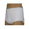 MENS TRADITIONAL Y FRONT INCONTINENCE PANT - WHITE